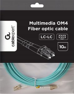 Gembird GEMBIRD patchcord światłowodowy wielomodowy duplex OM4 50/125 LC/LC 10m 1