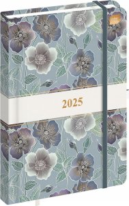 Interdruk Kalendarz 2025 książkowy B5 192 Metallic Blue Rose 1