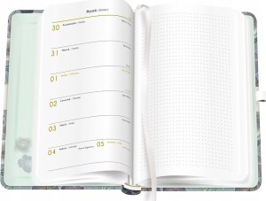 Interdruk Kalendarz 2025 książkowy B5 192 Metallic Blue Rose 2