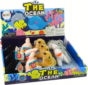 LeanToys Mini Pluszak Zwierzęta Morskie 4 Modele 4