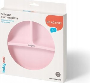 BabyOno 1482/02 TALERZ SILIKONOWY Z PRZYSSAWKĄ NIEBIESKI 2