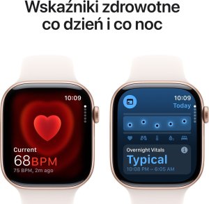 Smartwatch Apple Watch 10 GPS 46mm Rose Gold Alu M/L Różowy  (MWWU3) 5