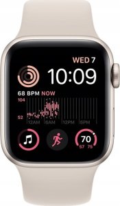 Smartwatch Apple Watch SE GPS 40mm Starlight Alu Sport S/M Beżowy  (MXEF3ET/A) 3