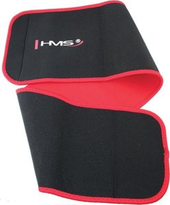 HMS ZESTAW HULA HOP MAGNETYCZNY BLACK HHM15 Z LICZNIKIEM HMS + PAS WYSZCZUPLAJĄCY BR163 RED 18