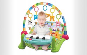 Huanger Mata edukacyjna z pianinkiem HE0603 6