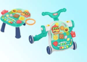 Huanger Interaktywny stolik edukacyjny 4 w 1 (zielony) Huanger HE0816 6