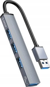 HUB USB Orico Adapter Hub Orico AH-A13 USB do 4x USB 3.0 (szary) 1