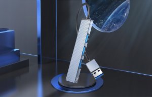 HUB USB Orico Adapter Hub Orico AH-A13 USB do 4x USB 3.0 (szary) 4