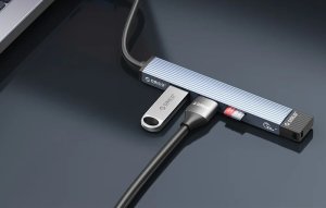 HUB USB Orico Adapter Hub Orico AH-A13 USB do 4x USB 3.0 (szary) 8