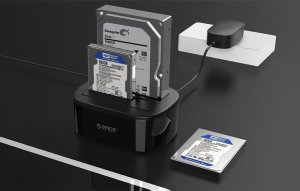 Stacja dokująca Orico Stacja dokująca Orico do dysków HDD / SSD 2,5 / 3,5", 5Gbps, USB-C do USB-C/A z funkcją klonowania (czarna) 5
