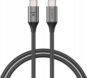 Kabel USB Orico Kabel do ładowania Orico 100W USB-C do USB-C (czarny) 1