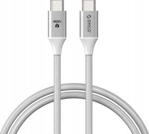 Kabel USB Orico Kabel do ładowania Orico 100W USB-C do USB-C (biały) 1