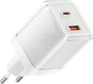 Ładowarka Essager Ładowarka sieciowa Yueqi 70W GaN USB-C + USB-A (biały) 1