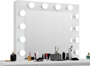 Funfit Toaletka kosmetyczna z lustrem LED 2