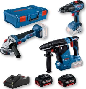 Zestaw narzędzi Bosch BOSCH ZESTAW COMBO 18V (GSB 18V-50 + GWS 18V-10 + GBH 187-LI) 2x5,0Ah +XL-BOXX 2
