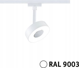 Paulmann Reflektor na szynoprzewód URail CIRCLE LED DIM 5W 190lm 4000K 230V biały RAL9003 / metal 1