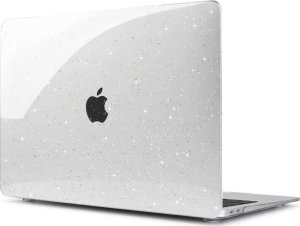 Etui Alogy Etui obudowa Alogy Hard Case do Apple MacBook Air 13 M1 2020 Glitter Clear + Folia na ekran + Nakładka na klawiaturę + Etui torba 1
