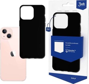 3MK Etui matowe Odporne na telefon obudowa 3mk Matt Case do Apple iPhone 14 Plus Black + Szkło 1