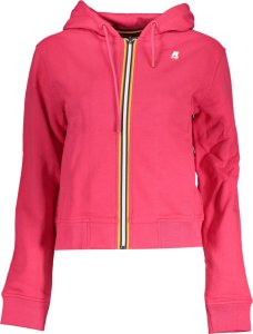 K-WAY K-WAY RÓŻOWA BLUZA DAMSKA Z ZAMKIEM XS EU 1