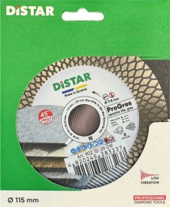 Distar Tarcza diamentowa tnąca Distar 1A1R 115x1,9x8/20x22,23 Pro Gres 1