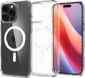 Spigen Ultra Hybrid MagSafe, white + Glass tR EZ Fit Pack - iPhone 16 Pro Max 3