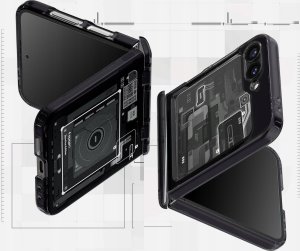 Spigen Ultra Hybrid Pro, zero one - Samsung Galaxy Z Flip6 7