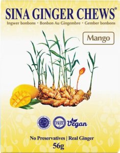 Sina Cukierki imbirowe z mango 56g - Sina 1