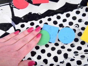 Jokomisiada Kontrastowa sensoryczna mata wodna dmuchana ZA3242 4