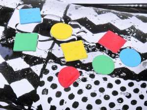 Jokomisiada Kontrastowa sensoryczna mata wodna dmuchana ZA3242 6