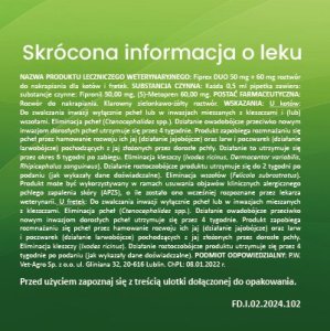 Triton Fiprex DUO Kot 50 mg + 60 mg roztwór do nakrapiania dla kotów i fretek 4