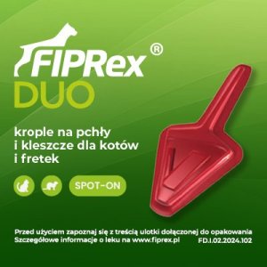 Triton Fiprex DUO Kot 50 mg + 60 mg roztwór do nakrapiania dla kotów i fretek 5