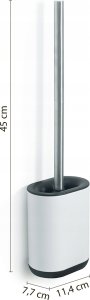 Gedy BIAGIO TOILET BRUSH HOLDER WHITE 4