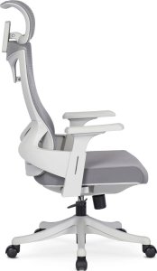 Krzesło biurowe Mebel Elite Fotel Biurowy Ergonomiczny Obrotowy CARET 2 Wentylowany Szary Nowoczesny 13