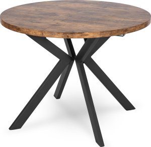 Mebel Elite Stół Okrągły Rozkładany LUKAS 100-250 cm Dąb rustykalny Nowoczesny Loft 1