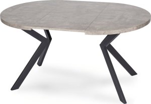 Mebel Elite Stół Okrągły Rozkładany LUKAS 100-250 cm Beton Nowoczesny Loft 12