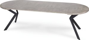 Mebel Elite Stół Okrągły Rozkładany LUKAS 100-250 cm Beton Nowoczesny Loft 14