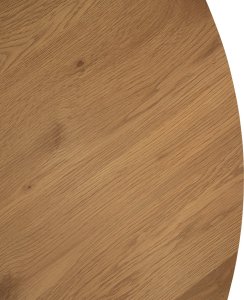 Mebel Elite Stół Okrągły Rozkladany z Lamelami CHARLES 120-160 cm Dąb Nowoczesny Loft 11