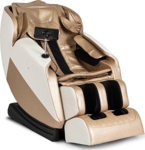 Mebel Elite Fotel Masujący RX ULTRA PRO MAX Wypoczynkowy Relaksacyjny Beżowy Ekoskóra Nowoczesny 18