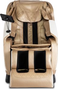 Mebel Elite Fotel Masujący RX ULTRA PRO MAX Wypoczynkowy Relaksacyjny Beżowy Ekoskóra Nowoczesny 19
