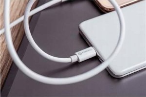 Kabel USB ForCell USB-C - USB-C 1 m Biały 3