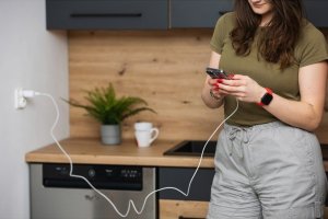 Kabel USB ForCell USB-C - USB-C 2 m Biały 5