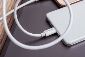 Kabel USB ForCell USB-C - USB-C 1 m Biały 4