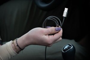 Kabel USB ForCell USB-A - USB-C 1 m Srebrny 2