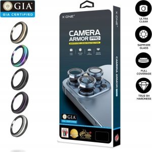 X-One Szkło szafirowe X-ONE na obiektyw aparatu Camera Armor Pro - do iPhone 16 Pro/16 Pro Max 2