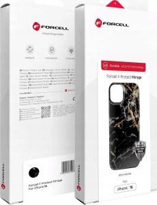 ForCell FORCELL F-PROTECT Mirage, Military Drop-Test futerał kompatybilny z MagSafe do IPHONE 16 black marble 1