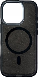 Hurtel Etui Glitter Case MagSafe na iPhone 16 Pro - czarne z brokatem 1