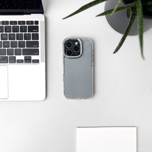 Hurtel Etui Glitter Case na iPhone 16 Pro - przezroczyste z brokatem 5