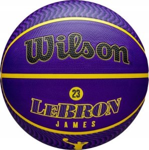 Wilson Wilson NBA Player Icon LeBron James Outdoor Ball WZ4027601XB Fioletowe 7 1