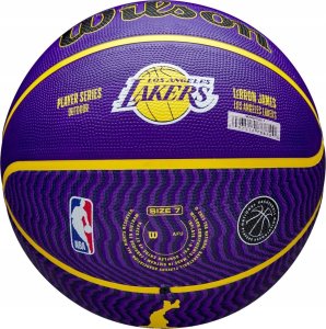 Wilson Wilson NBA Player Icon LeBron James Outdoor Ball WZ4027601XB Fioletowe 7 4