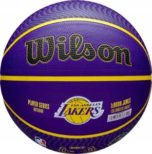 Wilson Wilson NBA Player Icon LeBron James Outdoor Ball WZ4027601XB Fioletowe 7 5